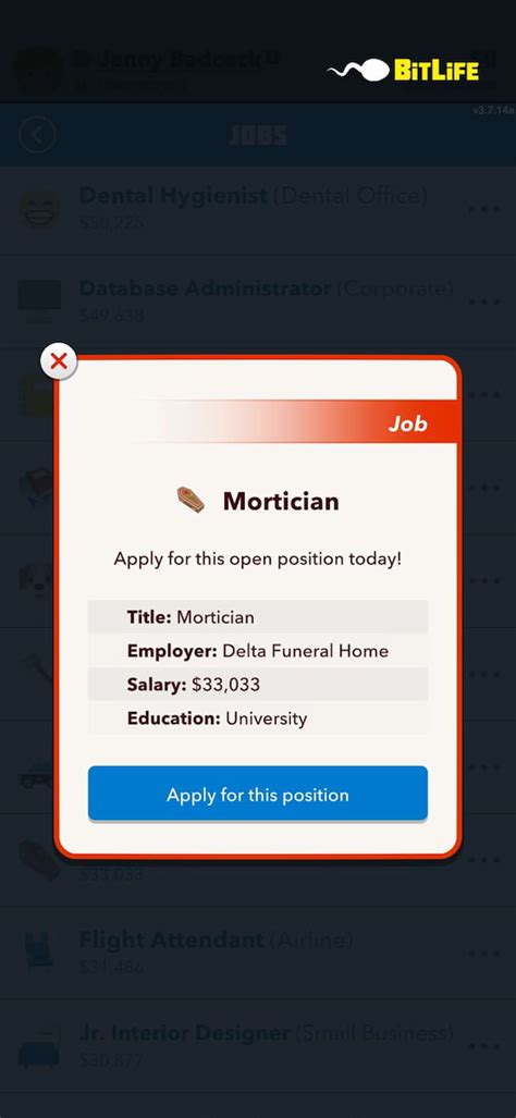 bitlife mortician|BitLife mortician